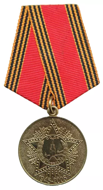 USSR Soviet Russian Medal 60 Years of Victory in WWII