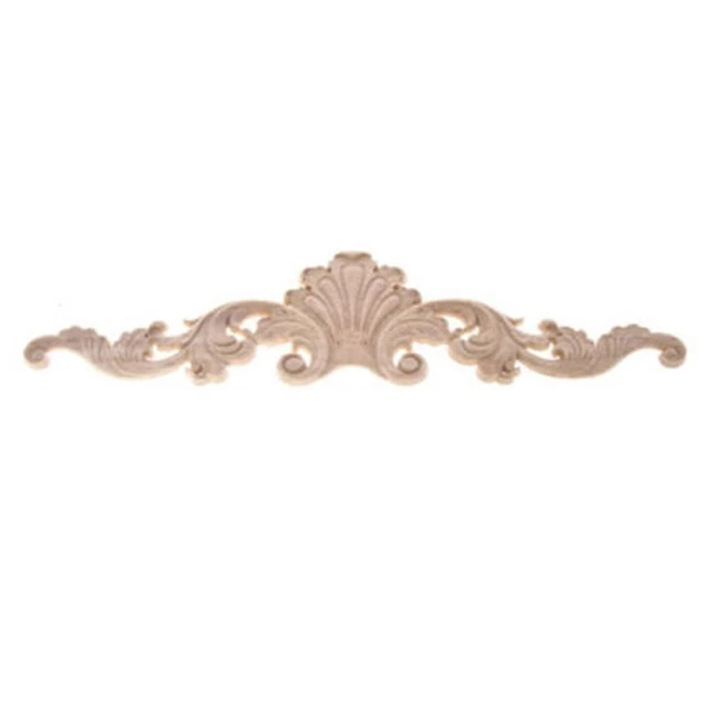 Wood Carved.Applique Frame Onlay Corner Furniture Decal Craft Decor Unpainted
