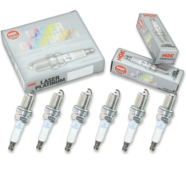 6 pcs NGK Laser Platinum Spark Plugs for 2003-2008 Hyundai Tiburon 2.7L V6 av