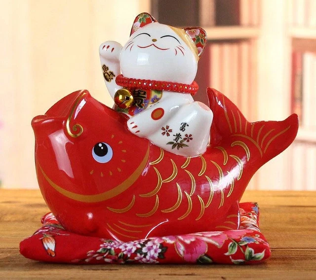 Ceramic Figurine Maneki Neko Piggy Bank Ideas Piggy Bank Home Crafts from japan