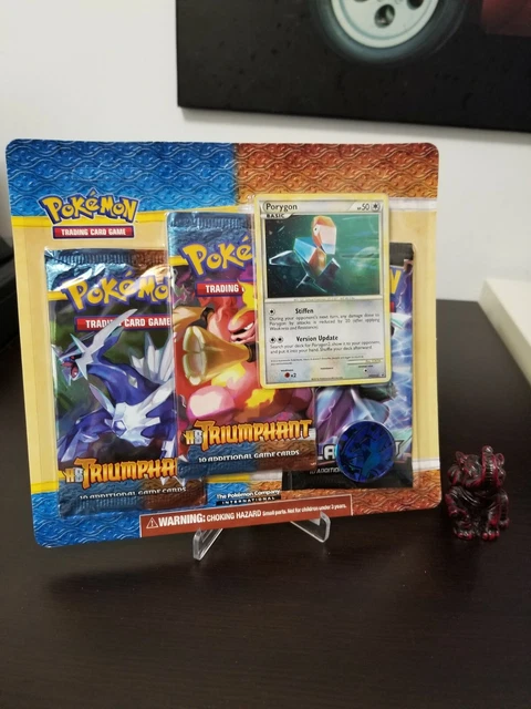 Pokemon Heart Gold Soul Silver/ Diamond & Pearl 3 Booster Pack Blister