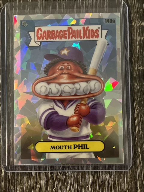 2021 Topps Chrome Garbage Pail Kids Series 4 - Mouth Phil ATOMIC REFRACTOR #140a