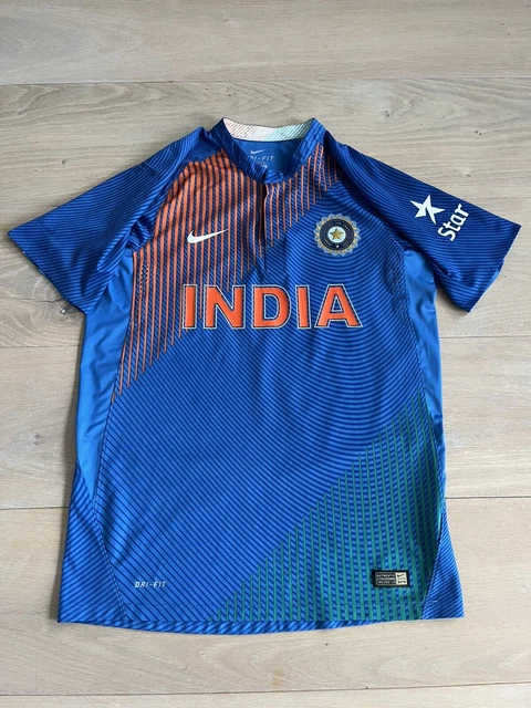 OFFICIAL NIKE INDIA Cricket 2016 T20 World Cup Shirt Jersey Kohli Dhoni Bumrah 39.99 PicClick UK