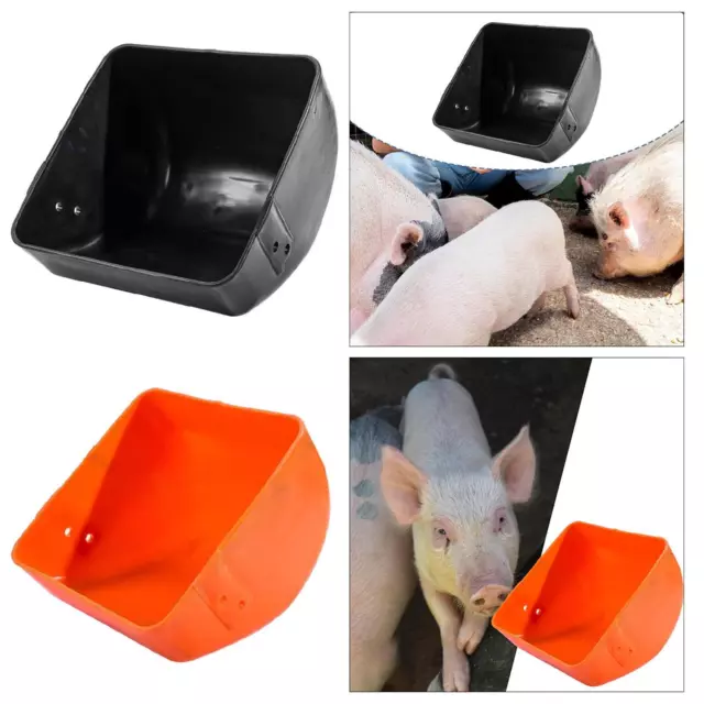 Pig Feeding Trough Dishes Bucket Food Tray Pig Feeder Piglet Creep Feeder for