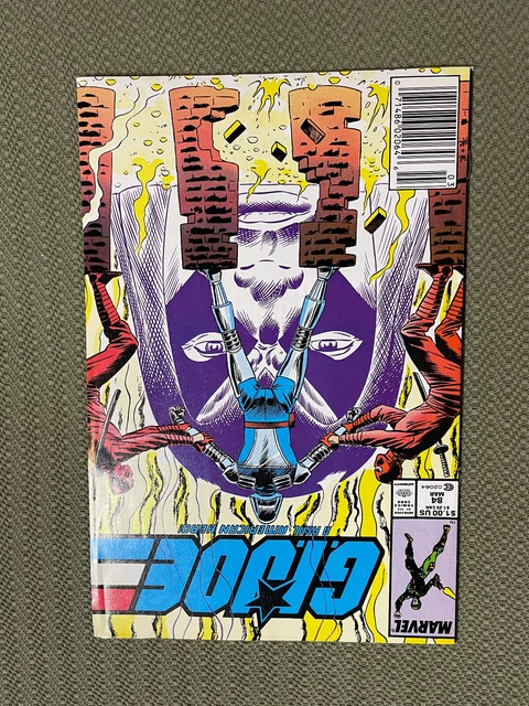 G.I. Joe a Real American Hero #84 (7.0) Storm Shadow, 1st printing, Marvel 1989