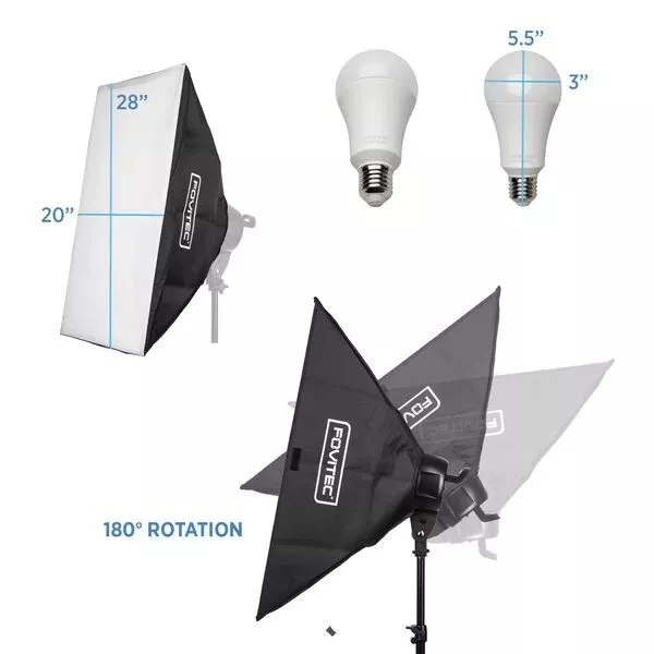 Spectra 5 Led 3-Light Kit With Boom Arm And Bag 3