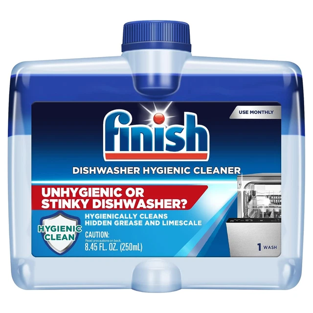 FINISH DUAL ACTION Dishwasher Cleaner Deodorizer Fight Grease & Limescale 8.45oz EUR 9,84
