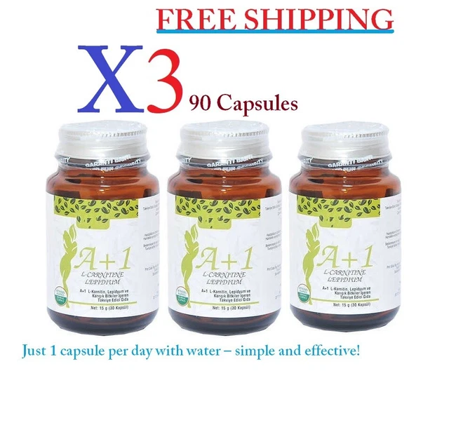 A1 HHS CAPSULE Genuine Product - L-Carnitine Lepidium £157.96 - PicClick UK