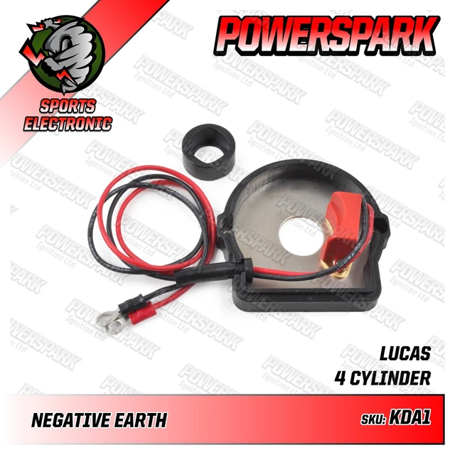 AUSTIN MORRIS RELIANT DK4A Bakelite plate Negative earth electronic