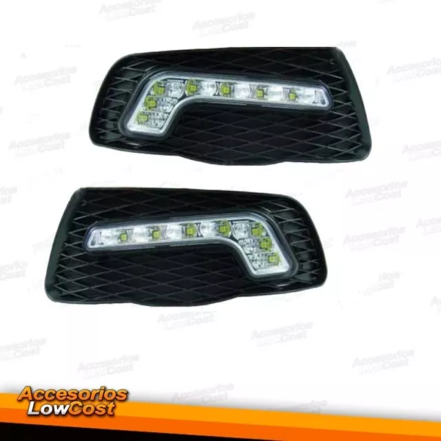 kit luces diurnas homologadas Mercedes W204, 07-10 con rejilla