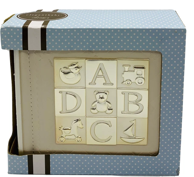 Elegant baby Baby Needs ABCs Photo Album Holds 100 4” X 6“ Photos
