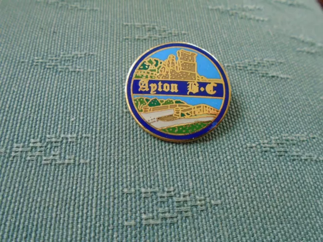 Ayton Bowling Club - Scarborough Yorkshire - Enamel Pin Badge