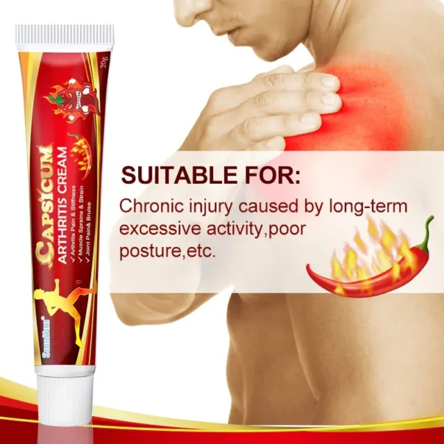 New Joint Body Pain Relief Hot Capsicum Arthritis Cream For Rheumatoid Arthritis