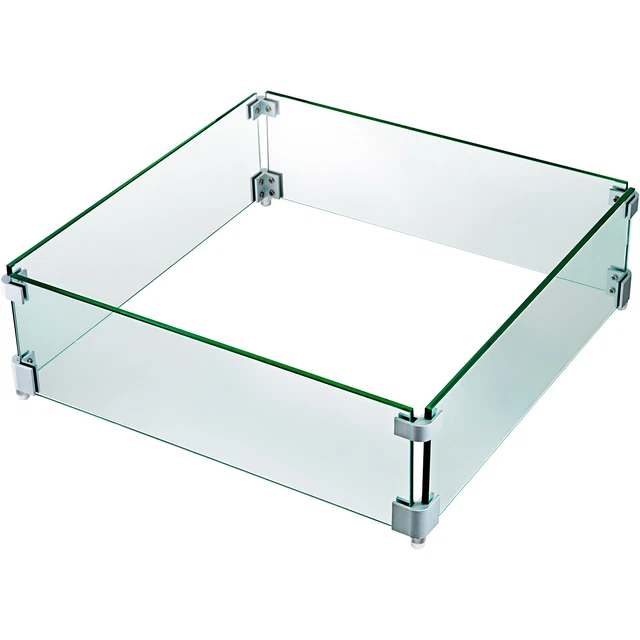 VEVOR Placa contra Viento vidrio templado 19x19" para Quemador Nuevo para Cocina