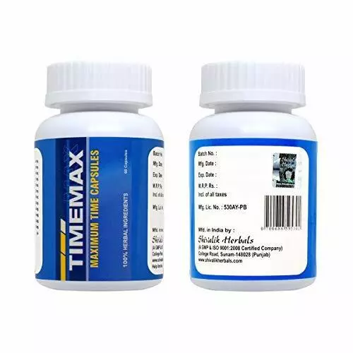 Sh aux Herbes Timemax Maximum Temps Capuchons Améliore Santé - 60 Capsules