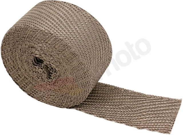 Nastro di protezione dal calore scarico resistente al calore nastro termico Accel 50 mm x 7,6 m marrone
