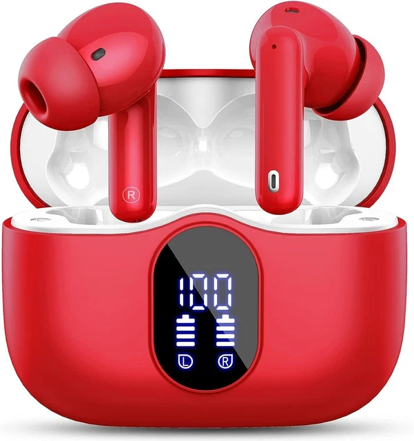 Wireless Earbuds, Bluetooth 5.3 Headphones In Ear with 4 ENC Noise Cancelling Mi