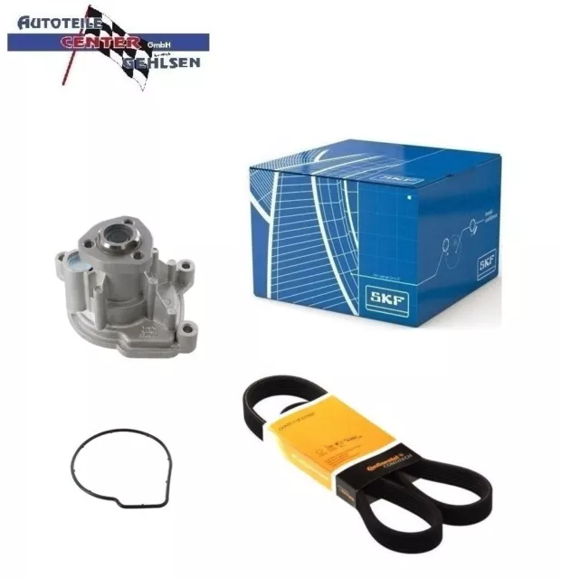 Conti Keilrippenriemen + Skf Wasserpumpe Für Audi / Seat / Skoda / Vw