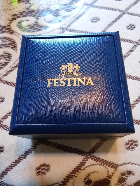Boîte Écrin Vide Festina Pour Montre - Occasion, Parfait Pour Rangement Ou Cadeau