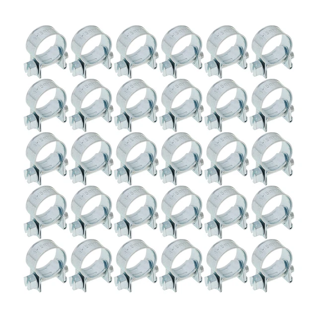 5/16" FUEL INJECTION HOSE CLAMP / AUTO （13mm-15mm）Fuel Clamps 30 Pack