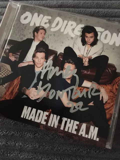 Harry Styles Signed One Direction Made In The A.m. Cd Booklet