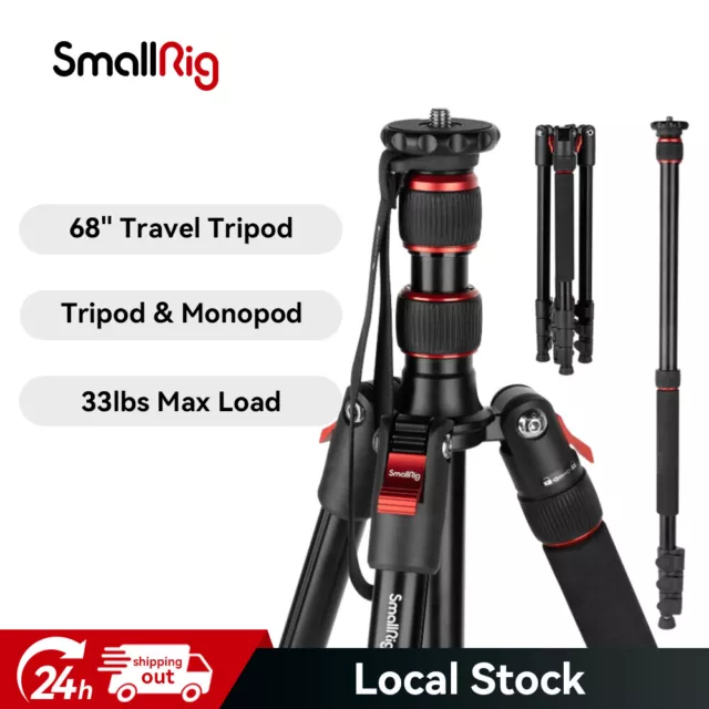 SmallRig 68" Kamera stativ Monopod für Kamera Smartphone Video Stativ 33lb/15kg