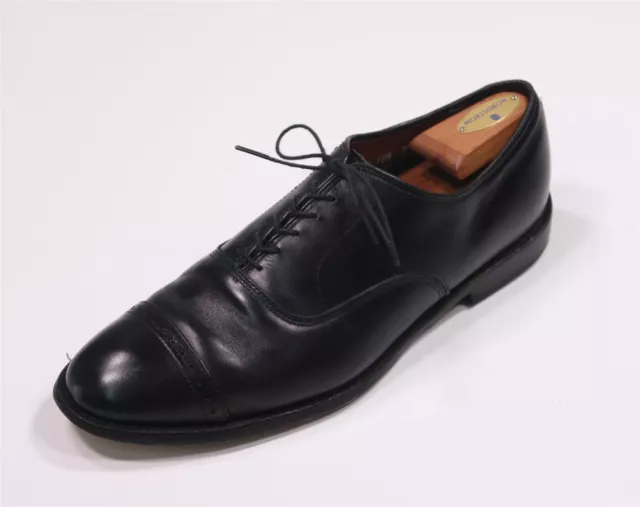 Allen Edmonds Park Avenue Black Captoe Oxford Leather Dress Shoes Mens US 10.5 D
