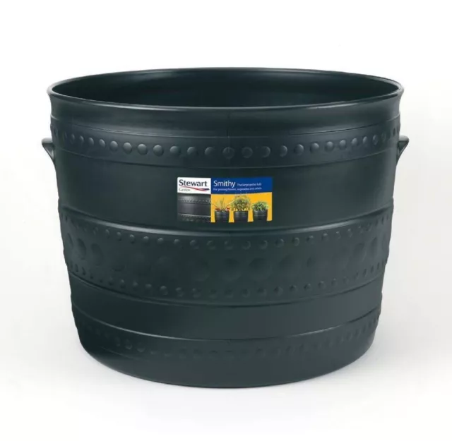 Stewart Garden Planter Plant Pot Plastic Smithy Patio Tub Growing Container 35cm