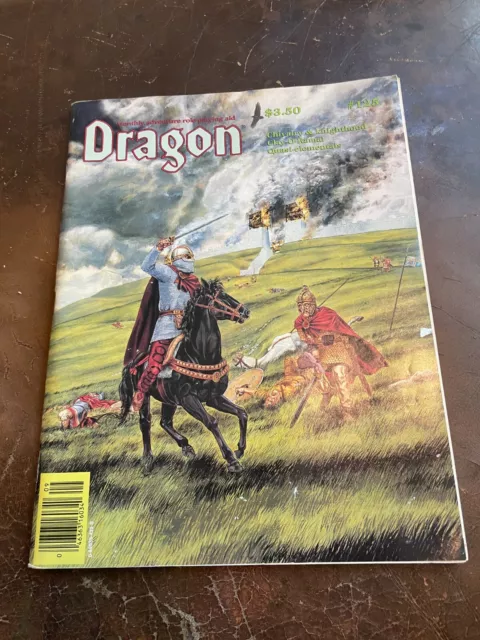 Vintage Dragon Magazine #125 (September, 1987) TSR Dungeons & Dragons AD&D