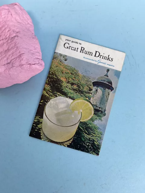 “YOUR GUIDE TO Great Rum Drinks” Recipe Booklet by Gourmet Magazine ...
