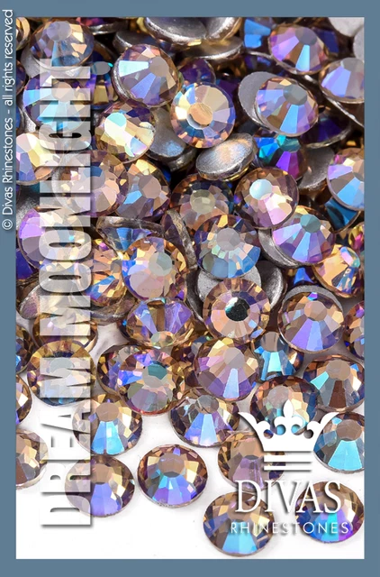 DIAMANTES DE IMITACIÓN RECUBIERTOS Eltanin Rose #2020 Cristal de Vidrio 'Dream Moonlight'
