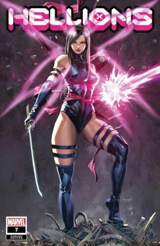 Hellions #7 NM Kael Ngu TRADE Variant Cover PSYLOCKE X-MEN Marvel 2020