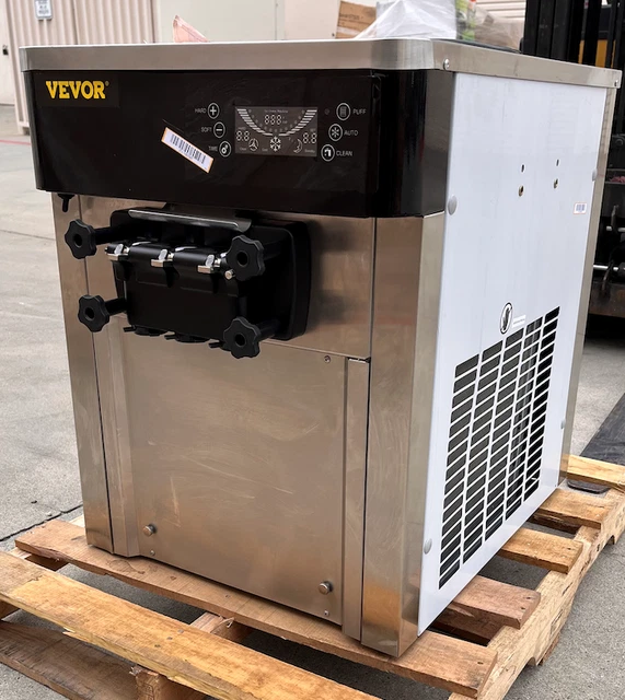 VEVOR Commercial Ice Cream Machine 5.3 to 7.4Gal per Hour Soft Serve YKF-8218T