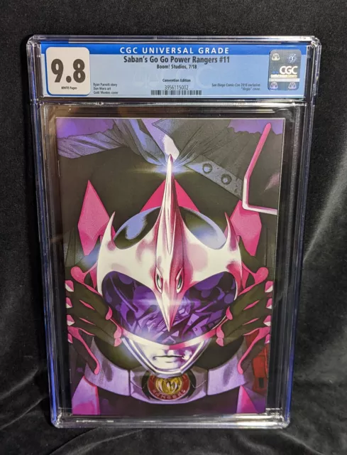 Saban's Go Go Power Rangers # 11 San Diego Comi-Con Virgin CGC 9.8 WHITE SDCC