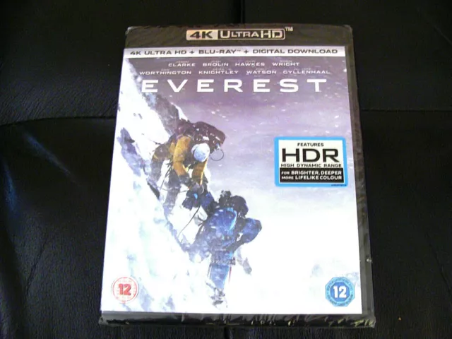 4K UHD: Everest : 4K UHD & Blu-ray : 2 Discs Sealed