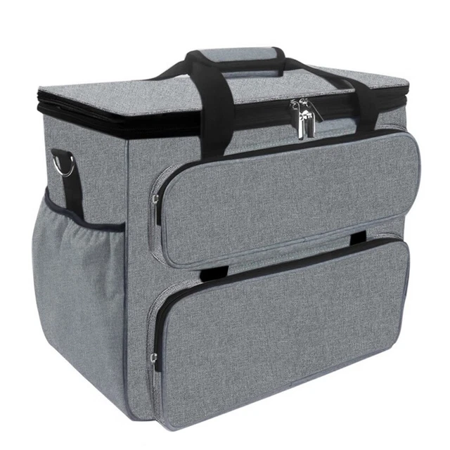 1 pieza bolsa contenedor de almacenamiento de accesorios para máquina de coser gris O4A7