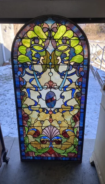 Victorian Leaded Stained Glass Window