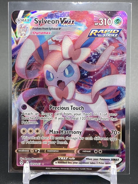 Sylveon VMAX Evolving Skies 075/203 Pokémon TCG  Holo Ultra Rare