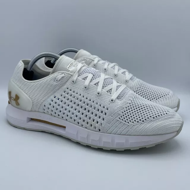 Under Armour men's HOVR sonic Shoes Sneakers size 11.5 white gold 3020978-102