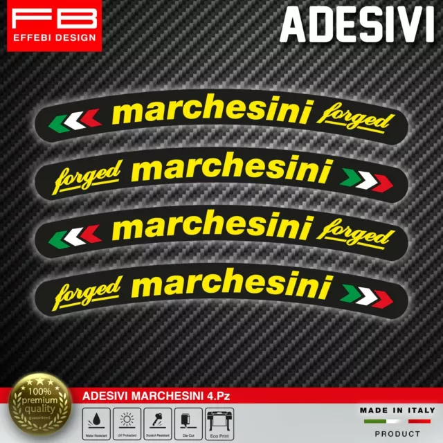 Adesivi Stickers Kit Marchesini Forged Racing Wheels Cerchi Ruote Moto SBK Bike