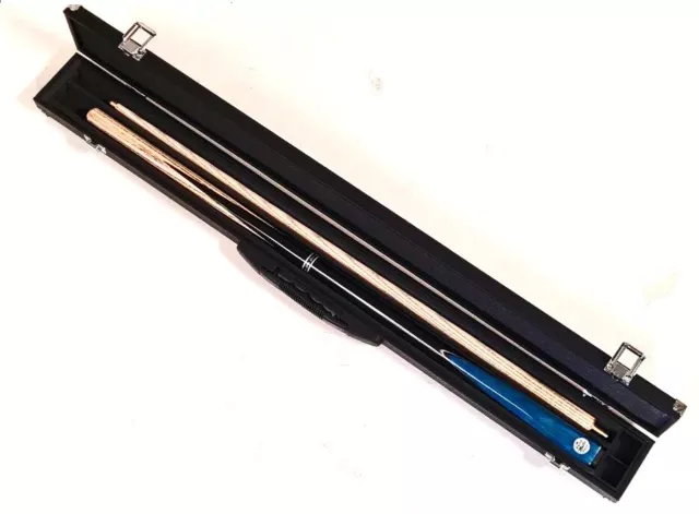 Conquest Blue 57" 2 Pc Pool / Snooker Cue With Or Without Case