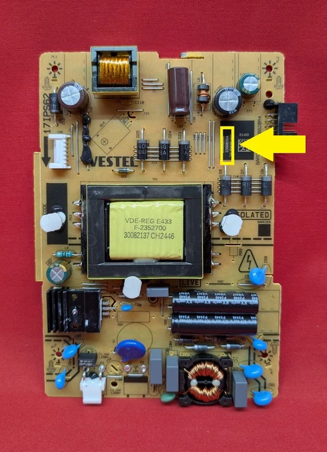 Carte D'alimentation (PSU) Pour TV JVC LT-39C770 / 32C790 – Réf 17IPS62 28141678 (Neuf)