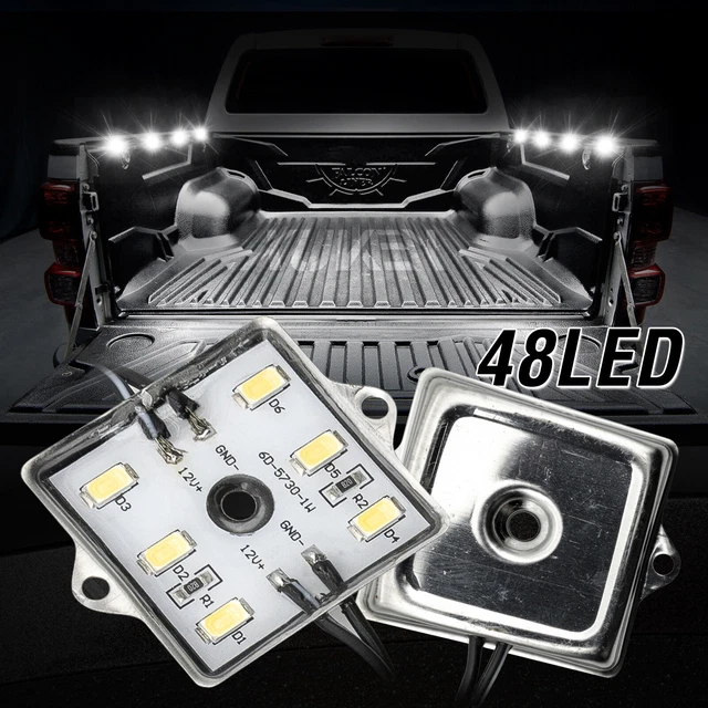 4X4 LED TRUCK Pickup Bed Lights Cargo Bed Lighting Kit Switch Under Car