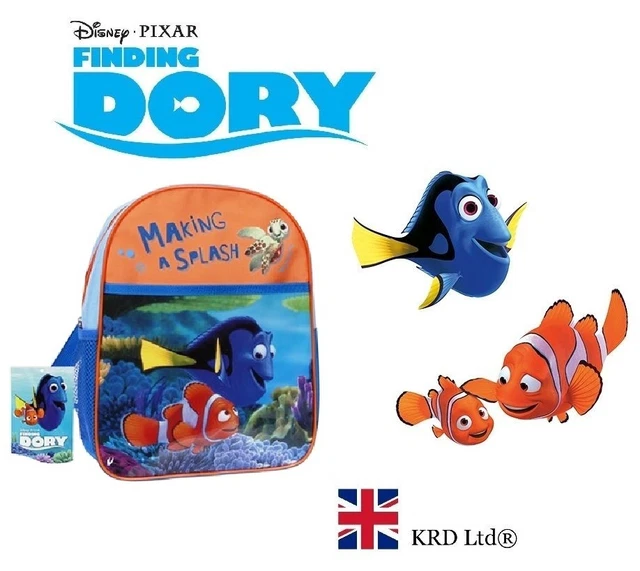 DISNEY FINDING DORY Backpack Kids School Bag Ruck Sack Bags Nemo Zip up