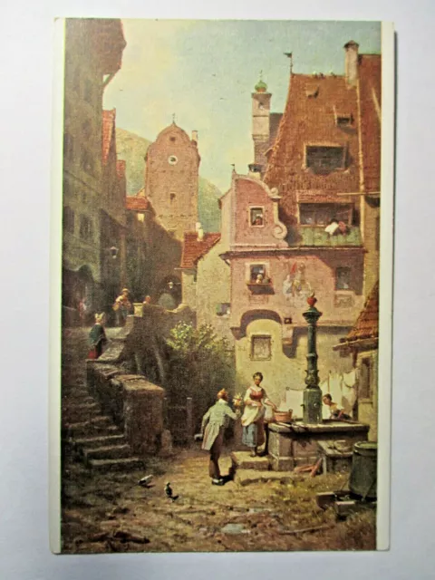 AK Jugendstil selten  Gemälde Künstlerkarte CARL SPITZWEG = Der Hochzeiter !