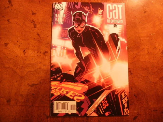DC 2002 Series Comic: CATWOMAN #59 (Vol 3) Adam Hughes Cover (Selina Kyle Gotham