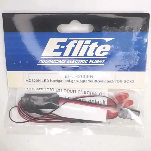 Blade RC Parts by E-Flite: LED Navigation Light Upgrade Set RemoteOn/Off:BCX3