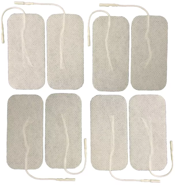 Large Adhesive Electrode Pads Set of 8 Tens Electrode Pads Reusable