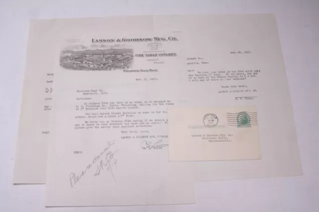 1927 Lamson Goodnow Spurlock Neal Co Nashville TN 1c Post Card Ephemera P324B