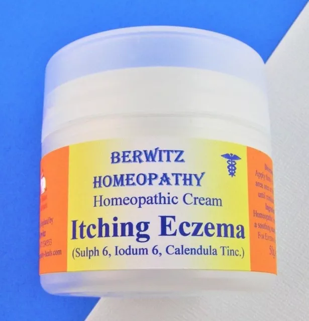 Itching Eczema Homeopathy Cream Dry Skin Itching Inflammation Redness Relief 50g